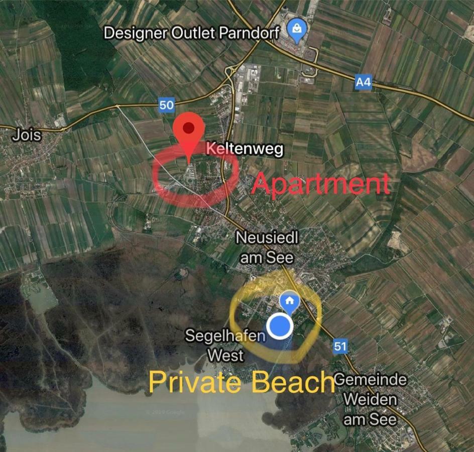 25H Garden Apartment Plus Private Beach 滨湖新锡德尔 外观 照片